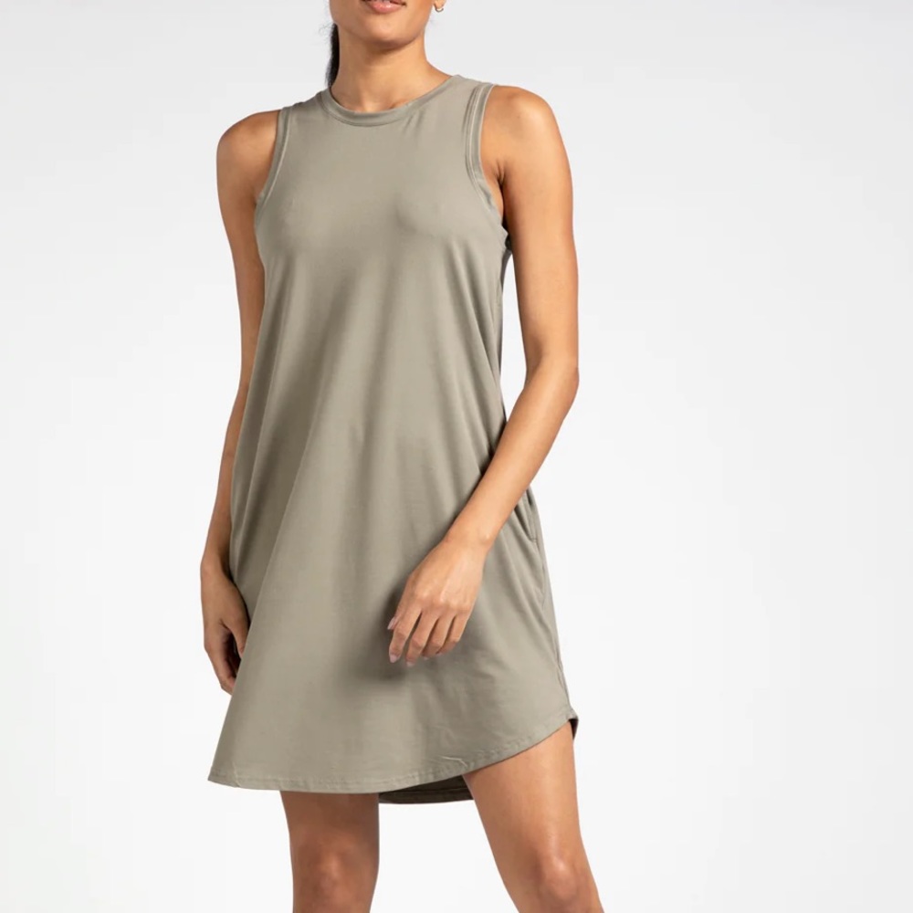 Recreation by Thread & Supply {Venus} Dress in Dusty Olive